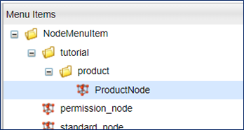 menu addproductnode