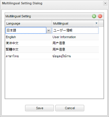 definition label dialog