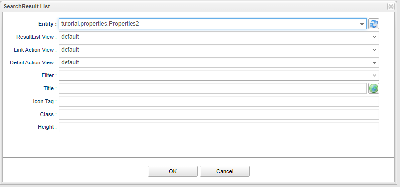 topview searchresultlistdialog properties3