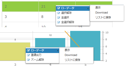 aggregation menu