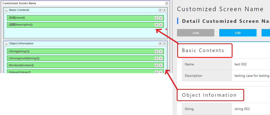 customize section en