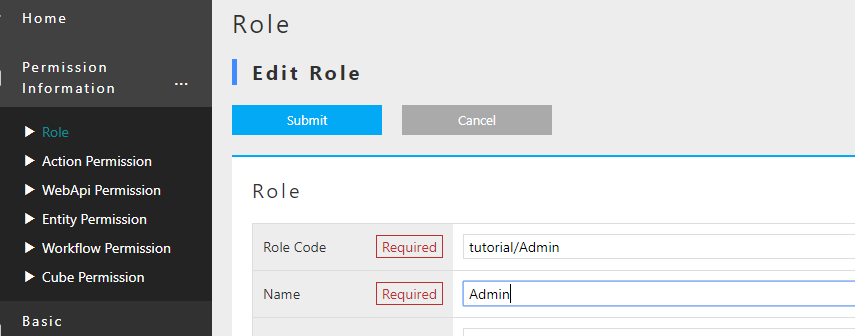 role role admin en
