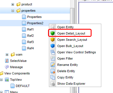 topview entitycontextmenu detaillayout en