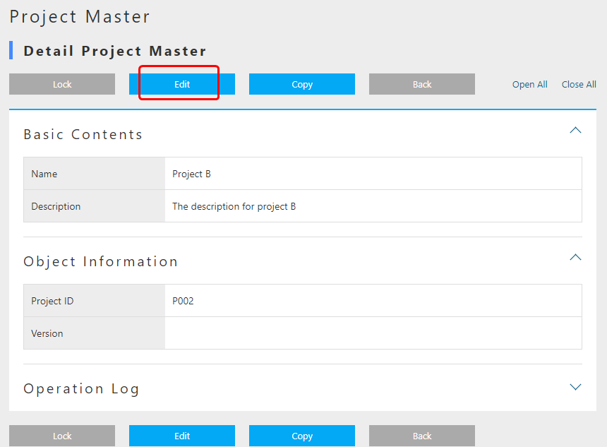 entity view auditlog en