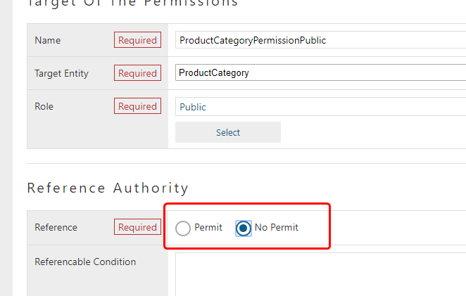 role entitypermission productcategory r en